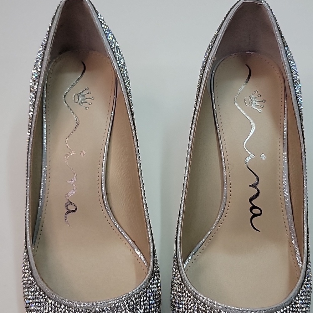 NINA60 RHINESTONE PUMP NWOT SZ 9 - Picture 7 of 15